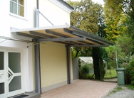 Freitragendes Carport aus Stahl der König GmbH